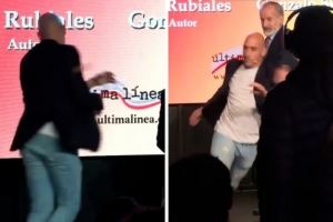  新书发布会被叔叔扔鸡蛋，鲁比亚莱斯：他显然精神状态不稳定